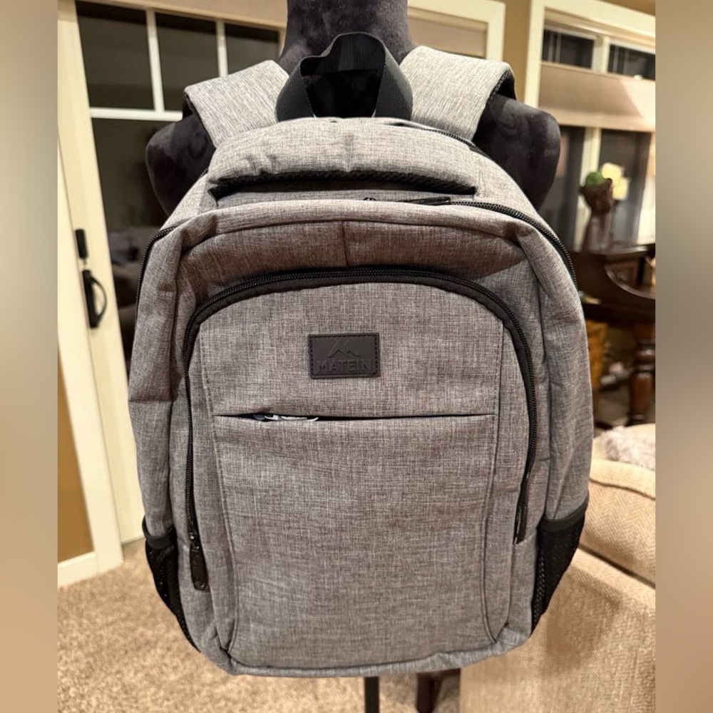Matien Laptop Backpack w/ Charging Cord